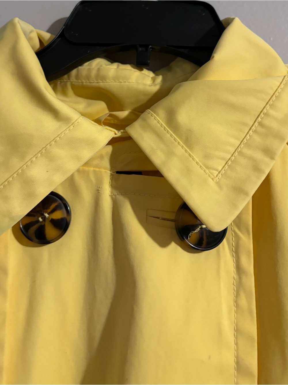 Style & Co Pea Coat Women's Yellow Cotton Blend 3/4 Sleeve Button
Front L Jacket - Picture 10 of 10